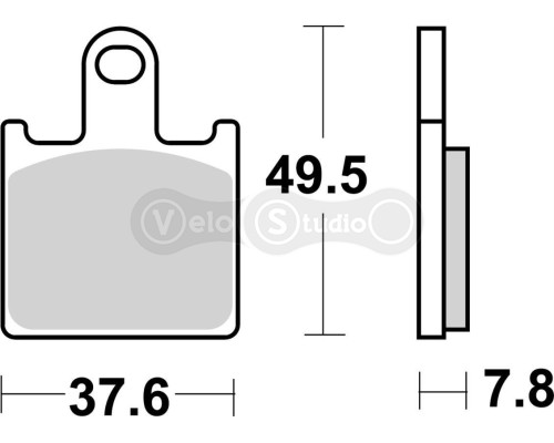 Колодки гальмівні SBS 838HS Performance Front Brake Pads, Sinter