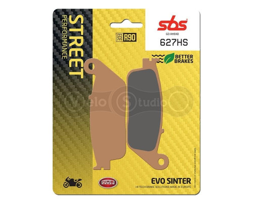 Колодки гальмівні SBS 627HS Performance Front Brake Pads, Sinter