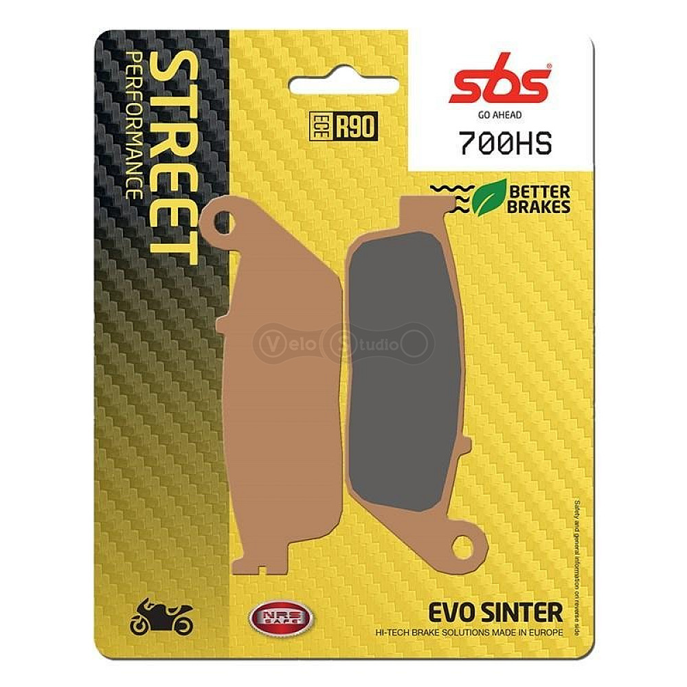 Тормозные колодки SBS 700HS Performance Front Brake Pads, Sinter