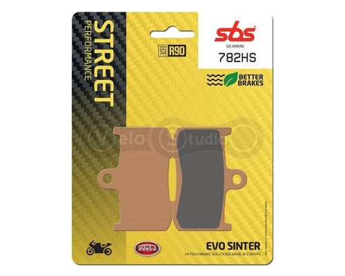 Колодки гальмівні SBS 782HS Performance Front Brake Pads, Sinter