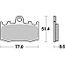 Тормозные колодки SBS 796HS Performance Front Brake Pads, Sinter