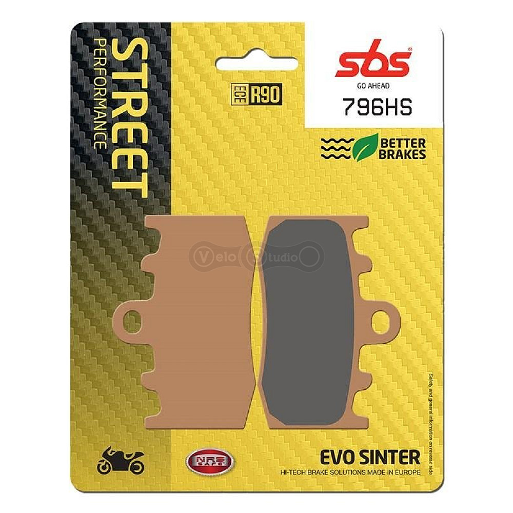 Тормозные колодки SBS 796HS Performance Front Brake Pads, Sinter