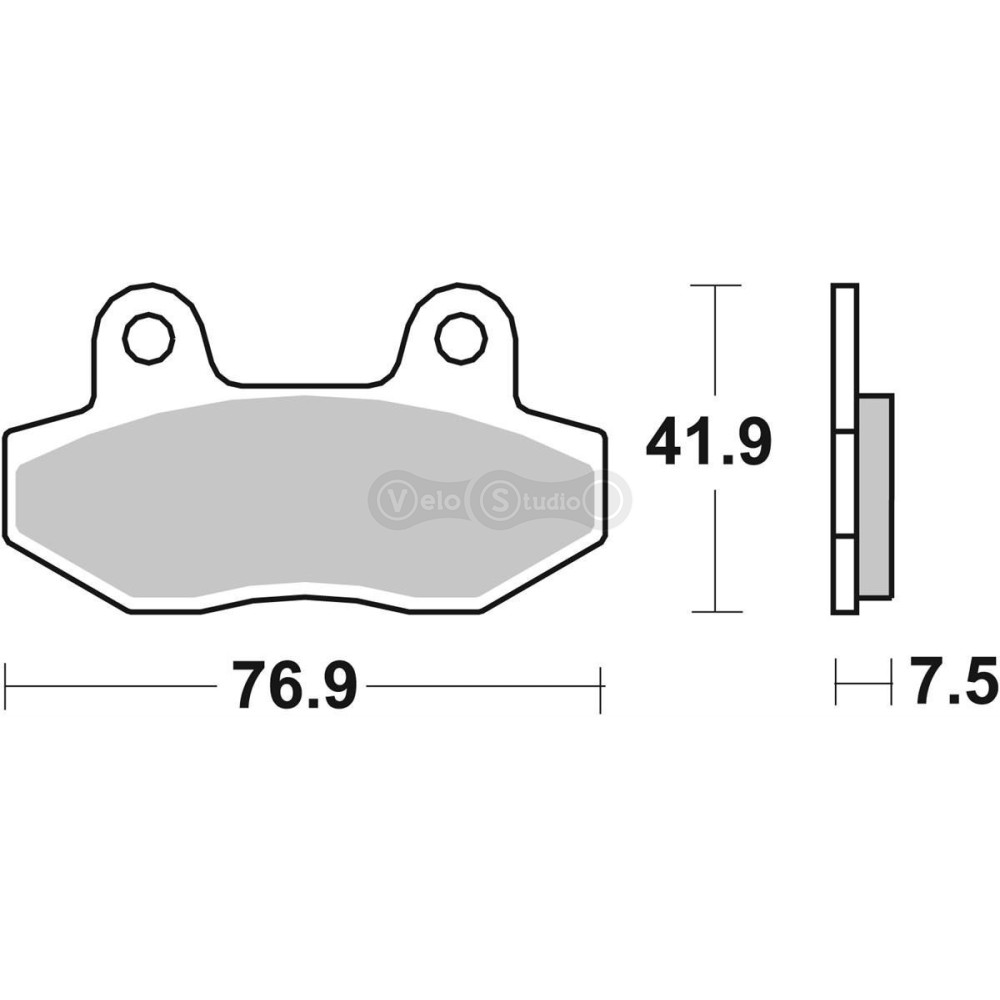 Тормозные колодки SBS 814HS Performance Front Brake Pads, Sinter