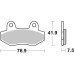 Колодки гальмівні SBS 814HS Performance Front Brake Pads, Sinter