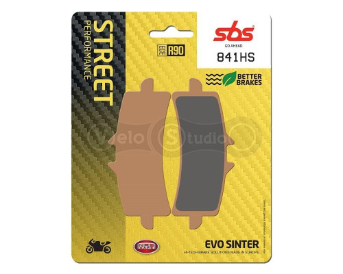 Колодки гальмівні SBS 841HS Performance Front Brake Pads, Sinter