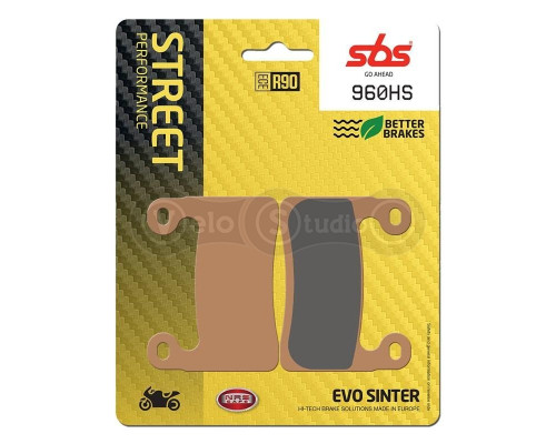 Колодки гальмівні SBS 960HS Performance Front Brake Pads, Sinter