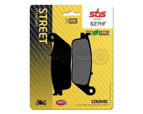 Колодки гальмові SBS 627HF Standard Brake Pads, Ceramic