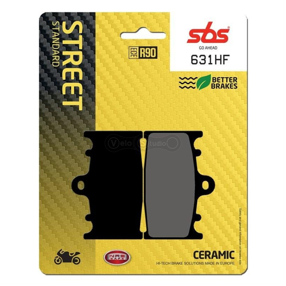 Тормозные колодки SBS 631HF Standard Brake Pads, Ceramic