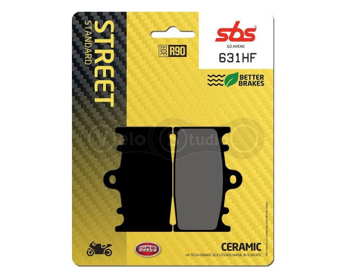 Тормозные колодки SBS 631HF Standard Brake Pads, Ceramic
