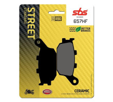 Колодки гальмівні SBS 657HF Standard Brake Pads, Ceramic