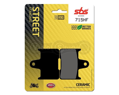 Тормозные колодки SBS 715HF Standard Brake Pads, Ceramic