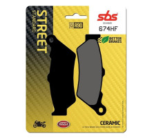 Колодки гальмівні SBS 674HF Standard Brake Pads, Ceramic