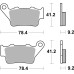 Тормозные колодки SBS 675HF Standard Brake Pads, Ceramic