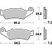 Тормозные колодки SBS 694HF Standard Brake Pads, Ceramic