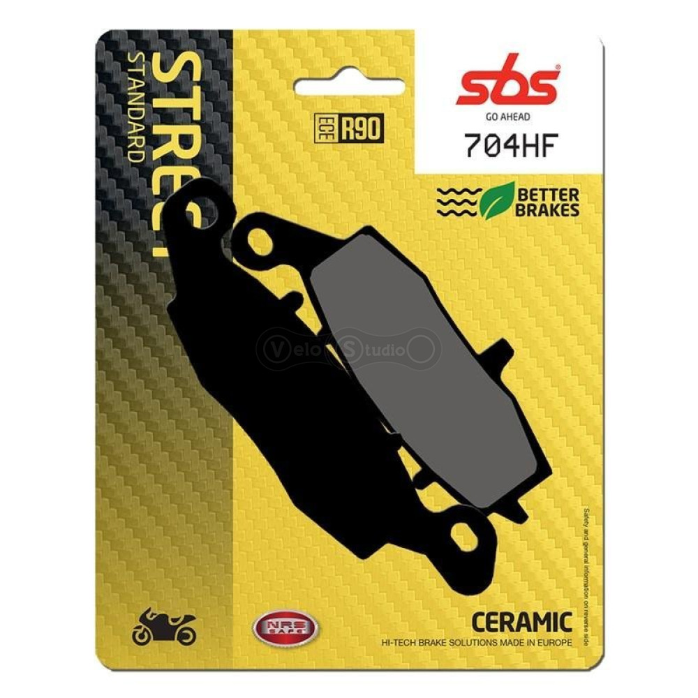Тормозные колодки SBS 704HF Standard Brake Pads, Ceramic
