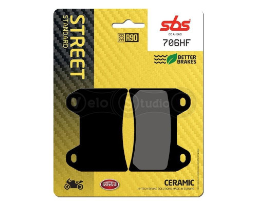 Тормозные колодки SBS 706HF Standard Brake Pads, Ceramic
