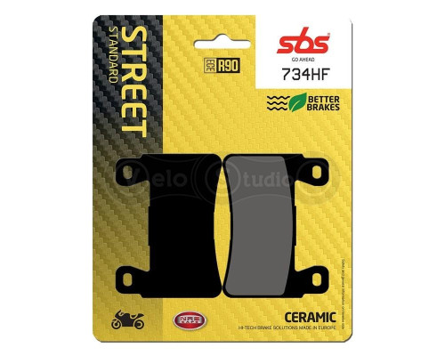 Тормозные колодки SBS 734HF Standard Brake Pads, Ceramic