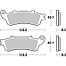 Тормозные колодки SBS 735HF Standard Brake Pads, Ceramic