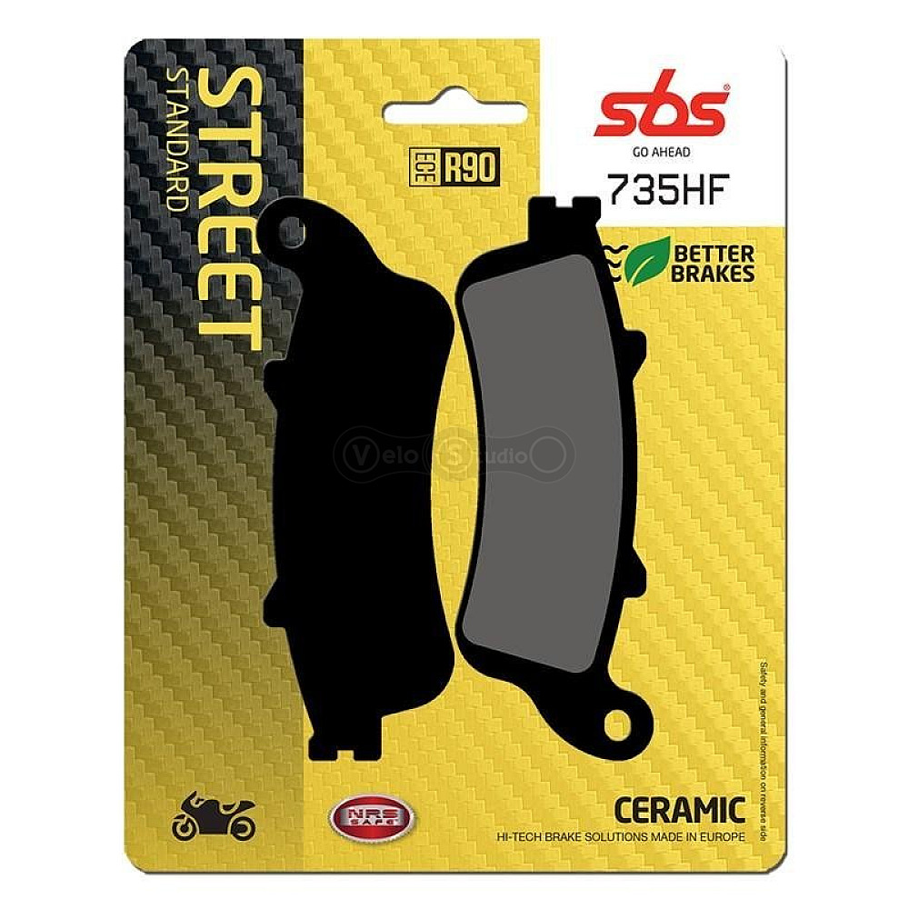 Тормозные колодки SBS 735HF Standard Brake Pads, Ceramic