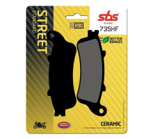 Колодки гальмівні SBS 735HF Standard Brake Pads, Ceramic