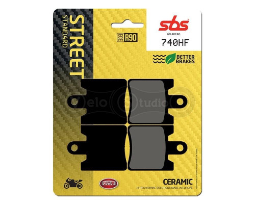 Колодки гальмівні SBS 740HF Standard Brake Pads, Ceramic
