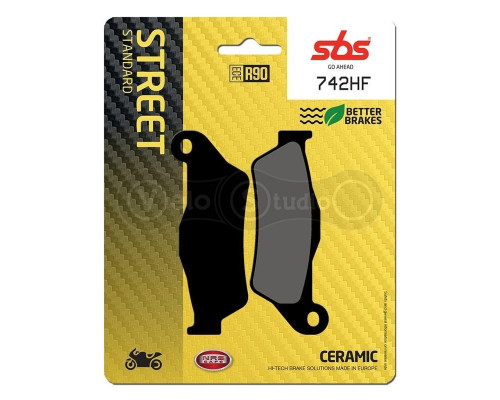 Тормозные колодки SBS 742HF Standard Brake Pads, Ceramic