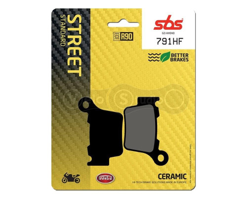 Колодки гальмівні SBS 791HF Standard Brake Pads, Ceramic