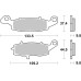 Колодки гальмівні SBS 920HF Standard Brake Pads, Ceramic