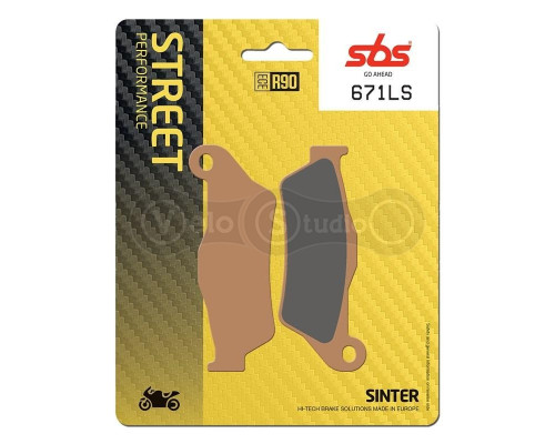 Колодки гальмівні SBS 671LS Performance Rear Brake Pads, Sinter
