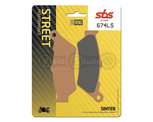 Тормозные колодки SBS 674LS Performance Rear Brake Pads, Sinter