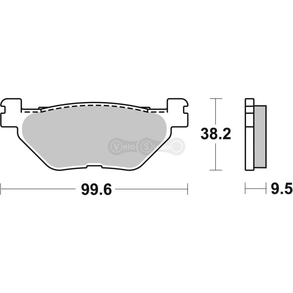 Колодки гальмівні SBS 769LS Performance Rear Brake Pads, Sinter