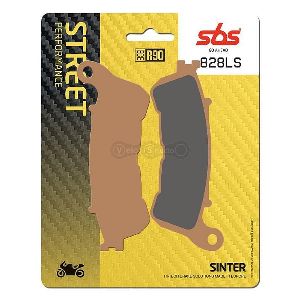 Колодки гальмівні SBS 828LS Performance Rear Brake Pads, Sinter