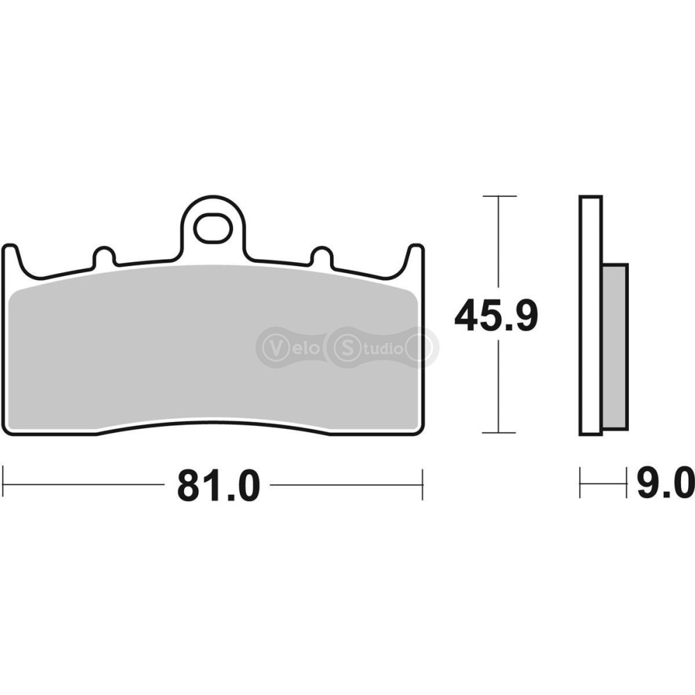 Колодки гальмівні SBS 778SP Upgrade Front Brake Pads, EVO Sinter