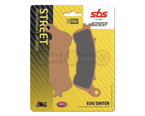 Колодки гальмівні SBS 828SP Upgrade Front Brake Pads, EVO Sinter