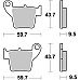 Тормозные колодки SBS 777CS Comp Brake Pads, Carbon