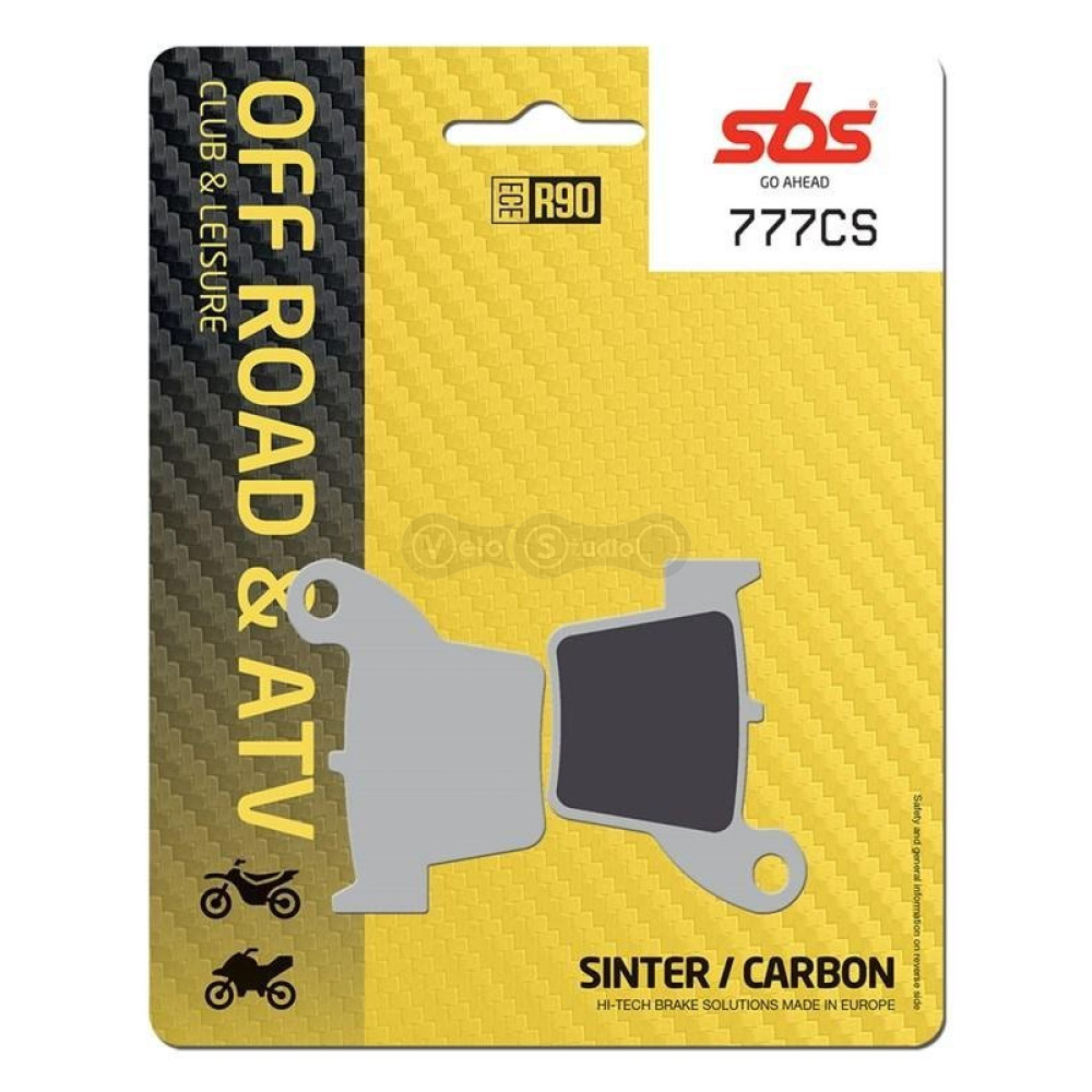 Колодки гальмівні SBS 777CS Comp Brake Pads, Carbon