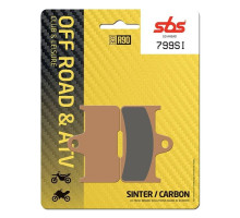 Колодки гальмівні SBS 799SI Sport Brake Pads, Sinter/Carbon
