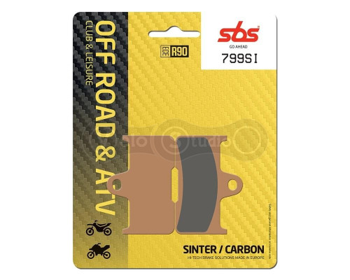 Колодки гальмівні SBS 799SI Sport Brake Pads, Sinter/Carbon