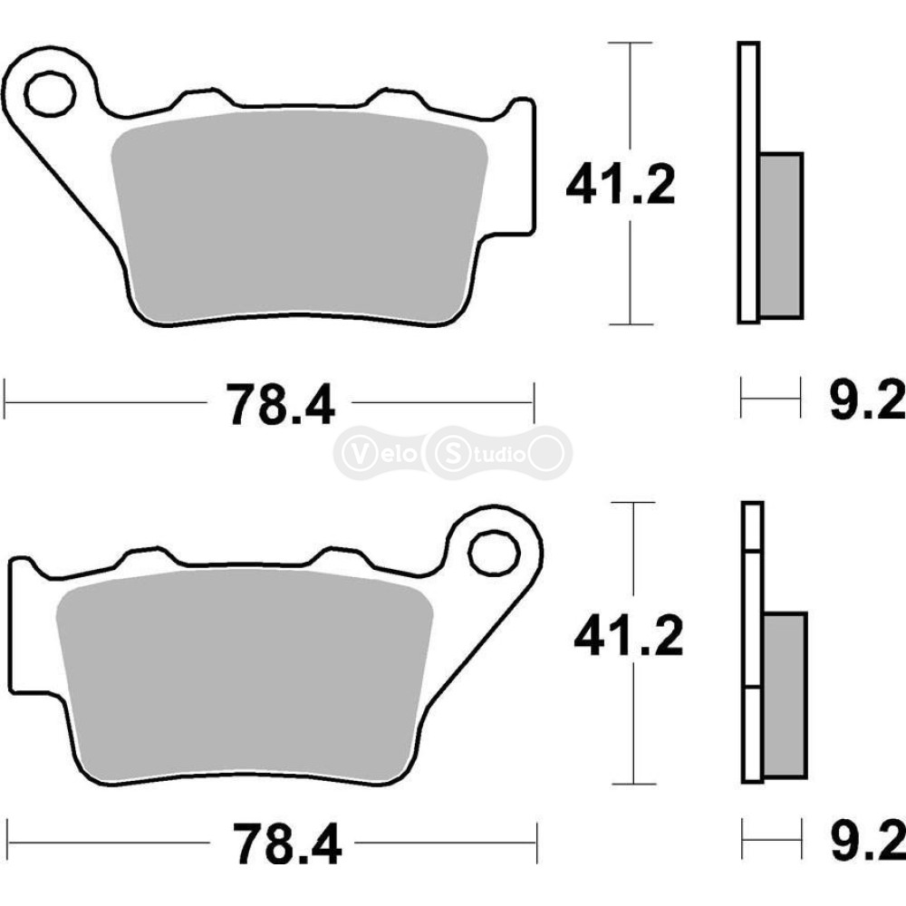 Тормозные колодки SBS 675RSI Racing Brake Pads, EVO Sinter/Sinter