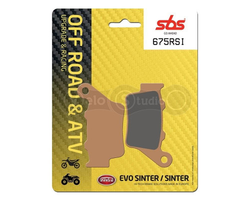 Тормозные колодки SBS 675RSI Racing Brake Pads, EVO Sinter/Sinter