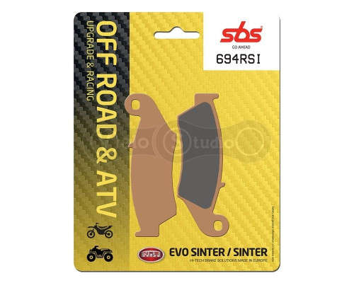 Колодки гальмівні SBS 694RSI Racing Brake Pads, EVO Sinter/Sinter