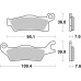 Тормозные колодки SBS 911RSI Racing Brake Pads, EVO Sinter/Sinter