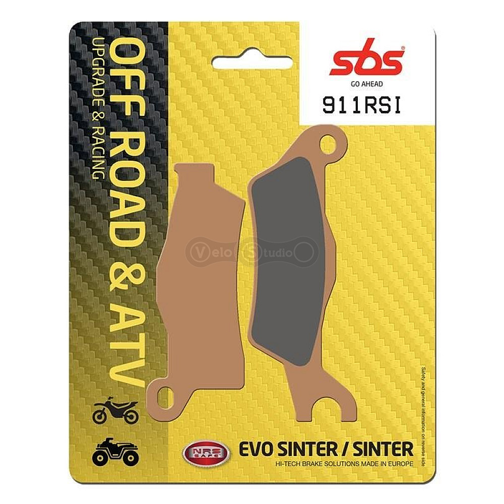 Тормозные колодки SBS 911RSI Racing Brake Pads, EVO Sinter/Sinter