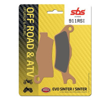 Колодки гальмівні SBS 911RSI Racing Brake Pads, EVO Sinter/Sinter