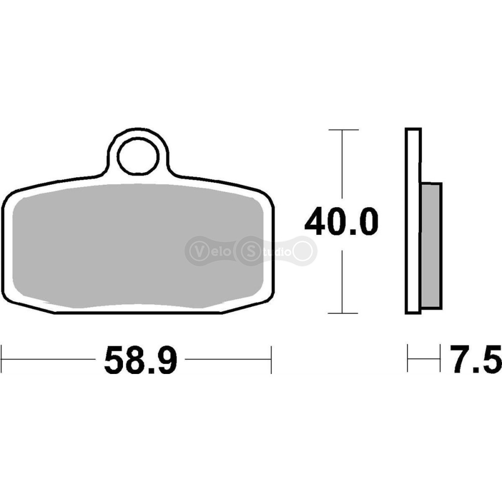 Колодки гальмівні Renthal RC-1 BP-117 Works Brake Pads, Sintered