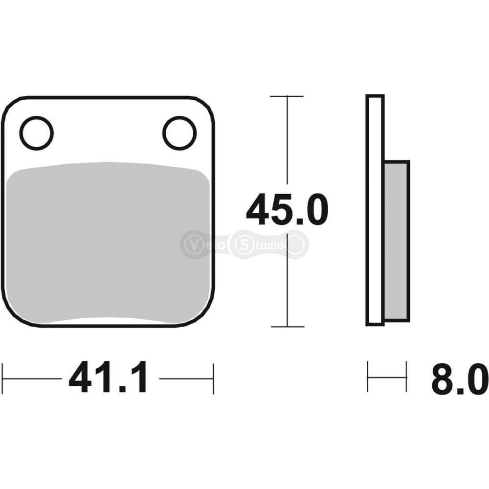 Колодки гальмівні Renthal RC-1 BP-115 Works Brake Pads, Sintered