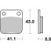 Колодки гальмівні Renthal RC-1 BP-115 Works Brake Pads, Sintered