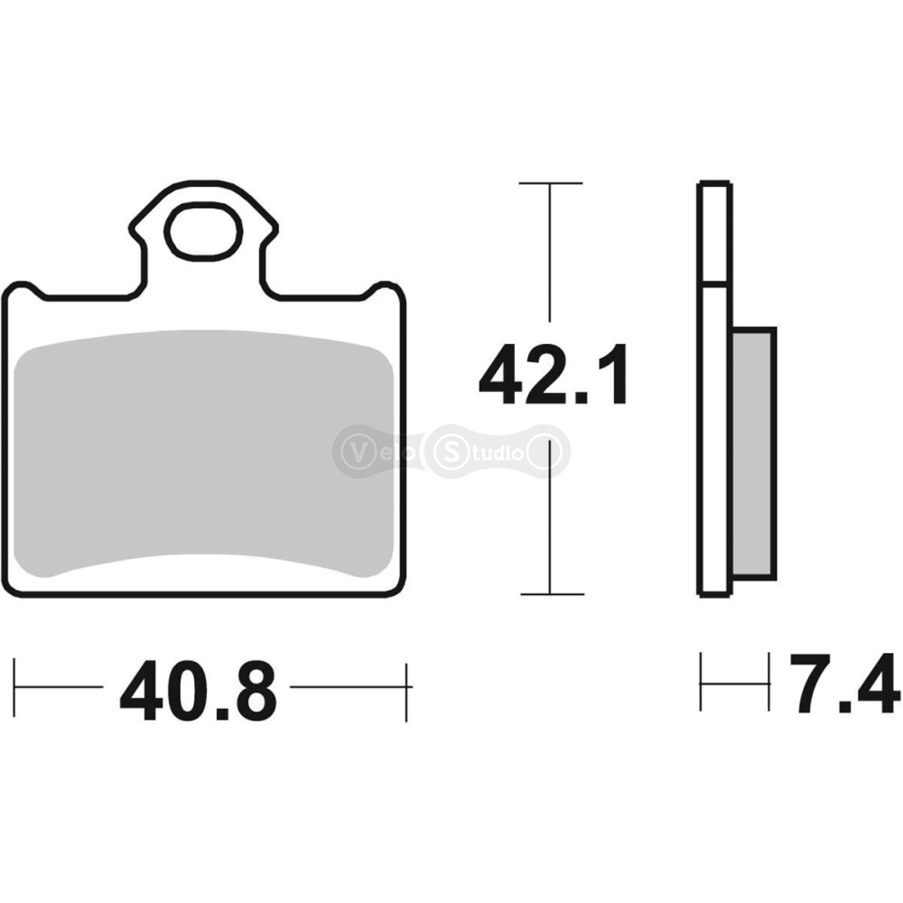 Колодки гальмівні Renthal RC-1 BP-116 Works Brake Pads, Sintered