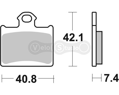 Тормозные колодки Renthal RC-1 BP-116 Works Brake Pads, Sintered