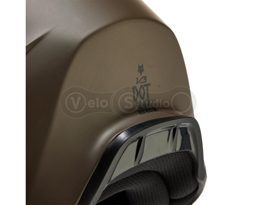 Шлем FOX V3 SOLID HELMET [Dirt], M (57-58 см)